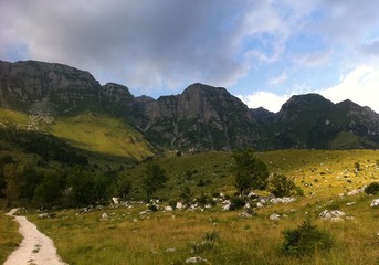 Fototapeta na wymiar Leskovca in Julian Alps, Slovenia