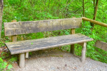 Naklejka premium kleine Sitzbank