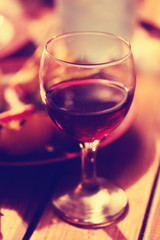 glass of wine