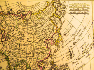 古地図　アジア