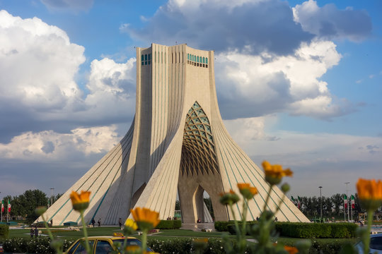 Azadi tower in Tehran, Iran