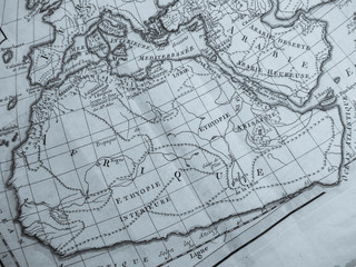 古地図　アフリカ