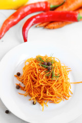 Korean carrot salad