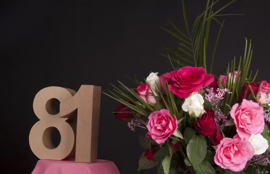 Happy birthday with roses