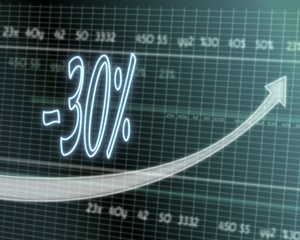  discount on stock market graph