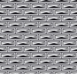 simple black and gray seamless wall pattern eps10