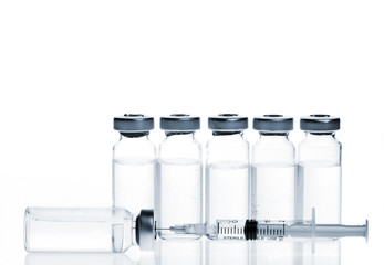 Vials and Syringe