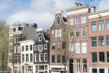 Fototapeta premium Une sortie à Amsterdam en Hollande
