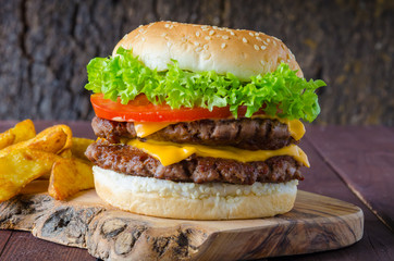 Double Cheese Burger