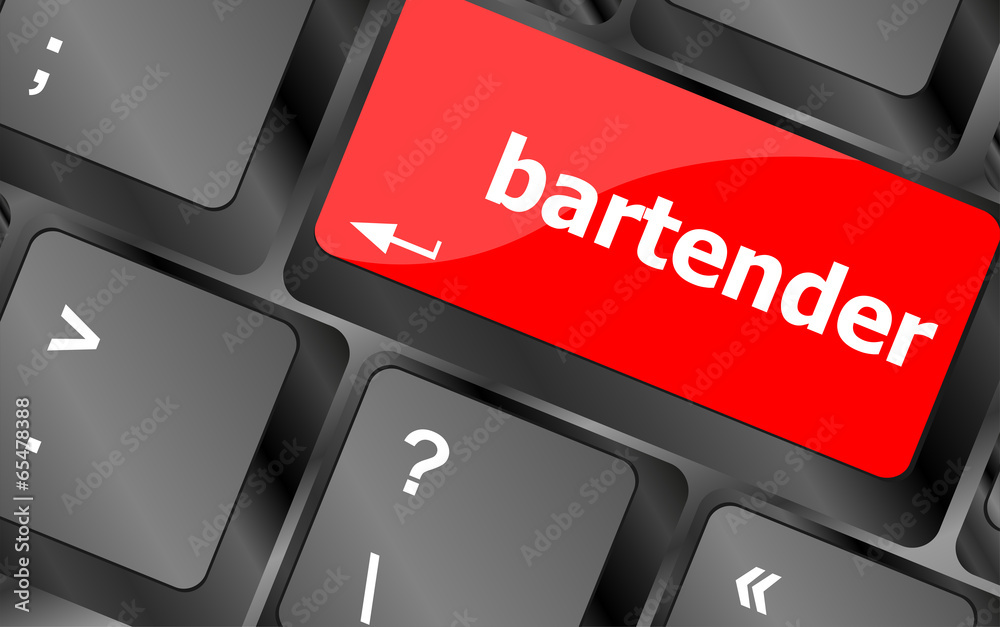 Poster message bartender on enter key of keyboard