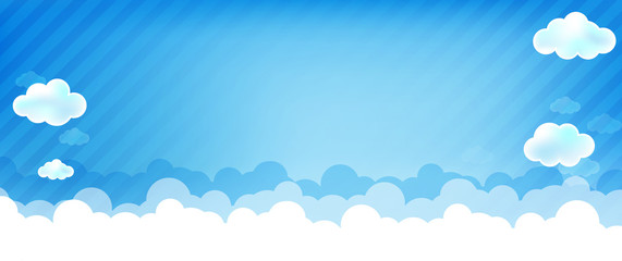 Cloud and blue background 004