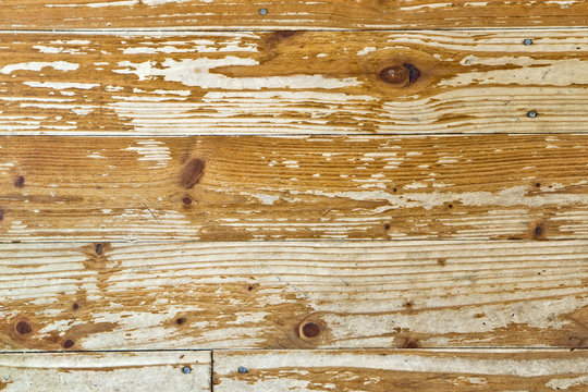 Holzboden, Holzhintergrund, Hintergrund, schäbig, abgenutzt