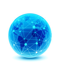 world globe connection