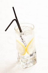 cocktail with lemon