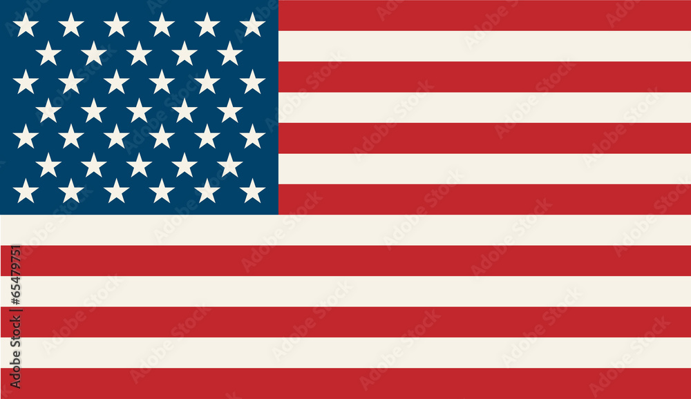 Wall mural American Flag