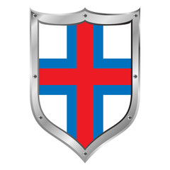 Faroe Islands flag button.
