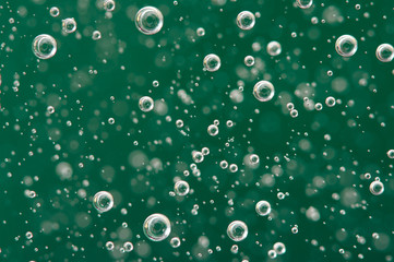 Abstract background from bubbles in a liquid
