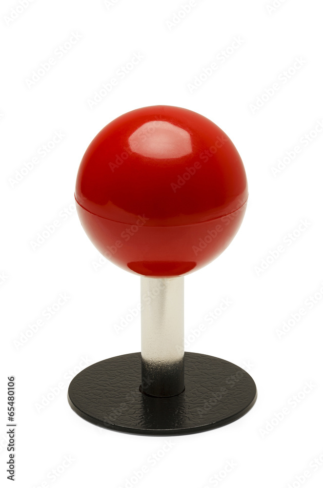 Wall mural red joystick