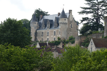 Fototapeta na wymiar Castle of Montresor in the Loire Valley, France