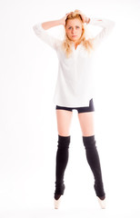 young beautiful dancer
