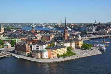 Fototapeta na wymiar Riddarholmen, Stockholm