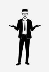 businessman web icon