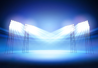 Fototapeta premium Stadium Spotlights