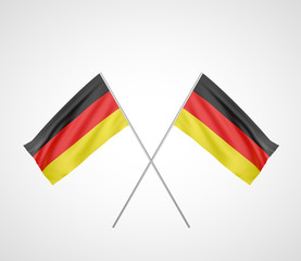 two crossed Flag of  Germany