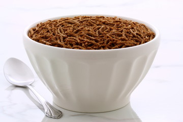 vintage bran cereal breakfast