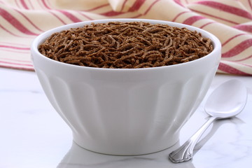 vintage bran cereal breakfast