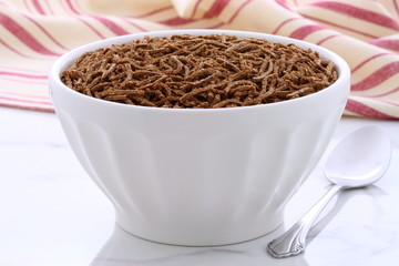vintage bran cereal breakfast