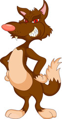 wolf cartoon