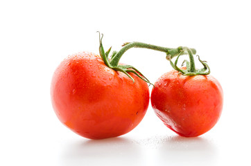 Tomato isolated on white