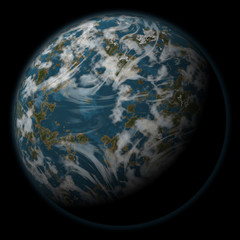 Alien Planet:  An earth like planet.