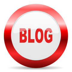 blog glossy web icon