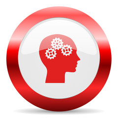 head glossy web icon