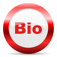 bio glossy web icon