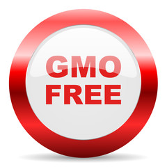 gmo free glossy web icon