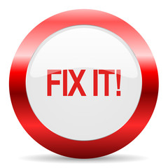 fix it glossy web icon