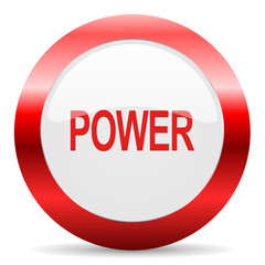 power glossy web icon