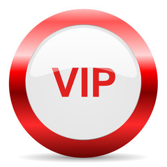 vip glossy web icon