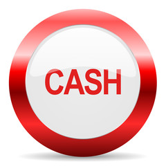 cash glossy web icon