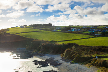 Irish landscape. coastline atlantic coast County Cork, Ireland