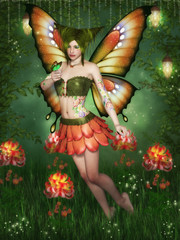 Obraz na płótnie Canvas Flower Fairy