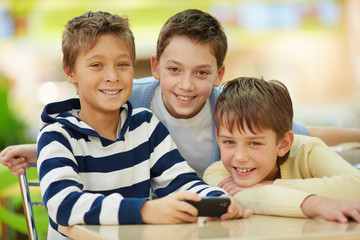 Cheerful lads