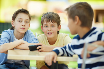 Communicating boys