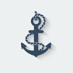 anchor nautical symbol © natbasil