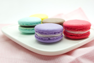 Colorful French Macaroons