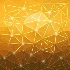 Modern abstract geometric yellow background