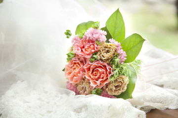 ブーケ、花のアレンジ